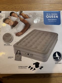 Serta Queen 16” Inflatable Mattress