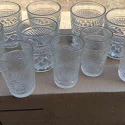 Beautiful Crystal Glass Cups 
