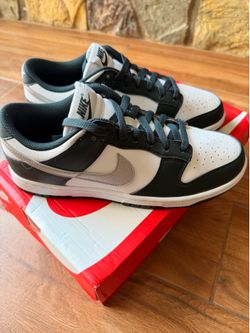 Nike Dunks- Seaweed/White/Metallic Silver