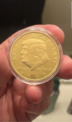 🔥"Keep America Great" Donald Trump 2020 Commemorative Coin- 24K Gold Plated