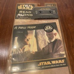 Star Wars A New Hope Read Along Book And Cassette 