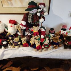 Christmas Bears, Santa & Snowman!