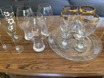 Crystal glasses! $30