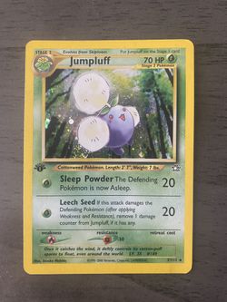 Jumpluff 7/111 Holo 1st Edition