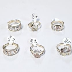 14k Elephant Rings All Size 7 (Prices On Pictures, Prices Are Firm)