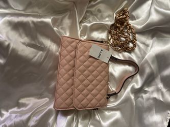 Aldo Pink Quilted Crossbody Bag