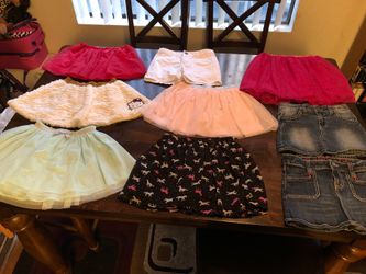 Toddler girl skirts and shorts