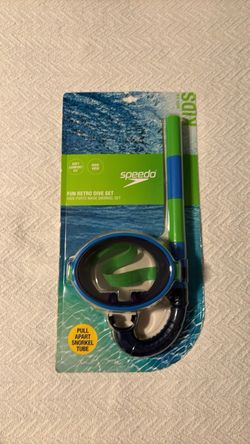 Speedo Kids Fun Retro Dive Mask Snorkel Set