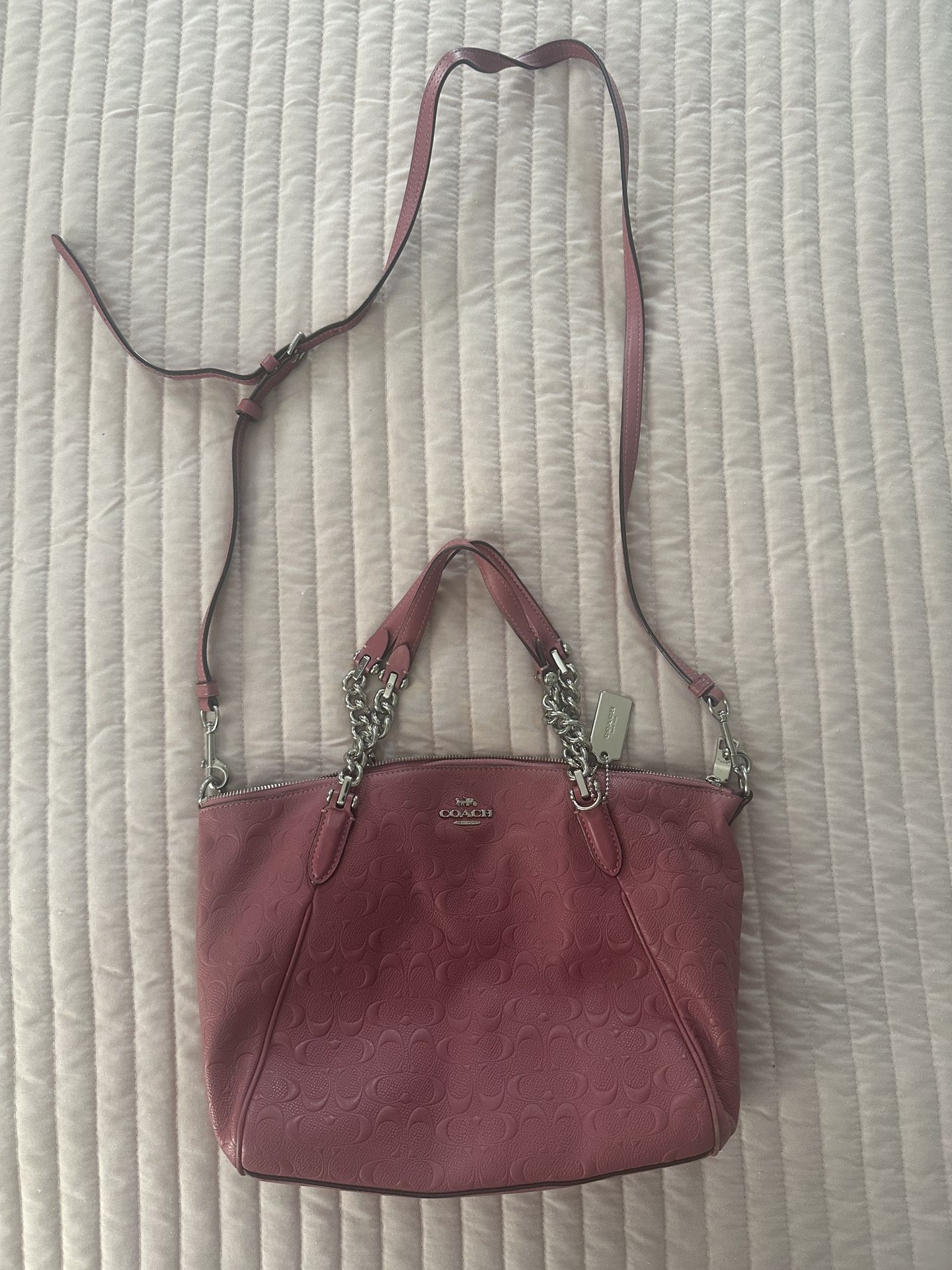 Pink Coach Purse