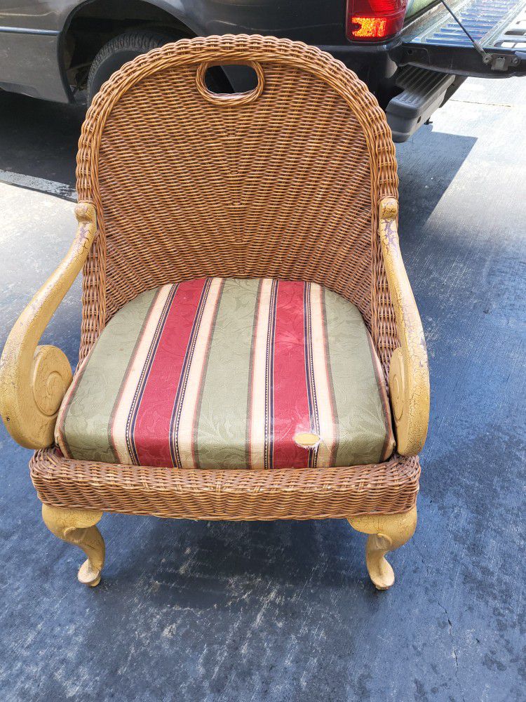Vintage Wicker Chair 