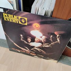Public Enemy Yo Bum Vinyl Record 1987