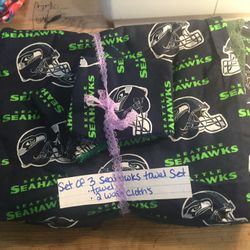 Set Of 2 Seahawks Towel Set 