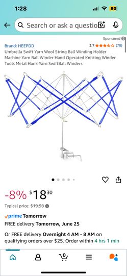 Umbrella Swift Yarn Wool String Ball Winding Holder