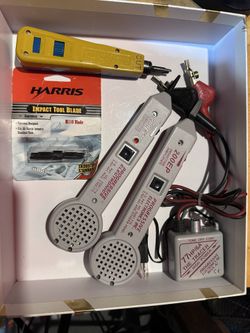 PRICE DROP- Progressive Electronics 200 EP & 77HP Tracer Plus Electronics Impact Punch down Tool & extra Blade