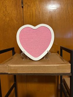 Heart letter board
