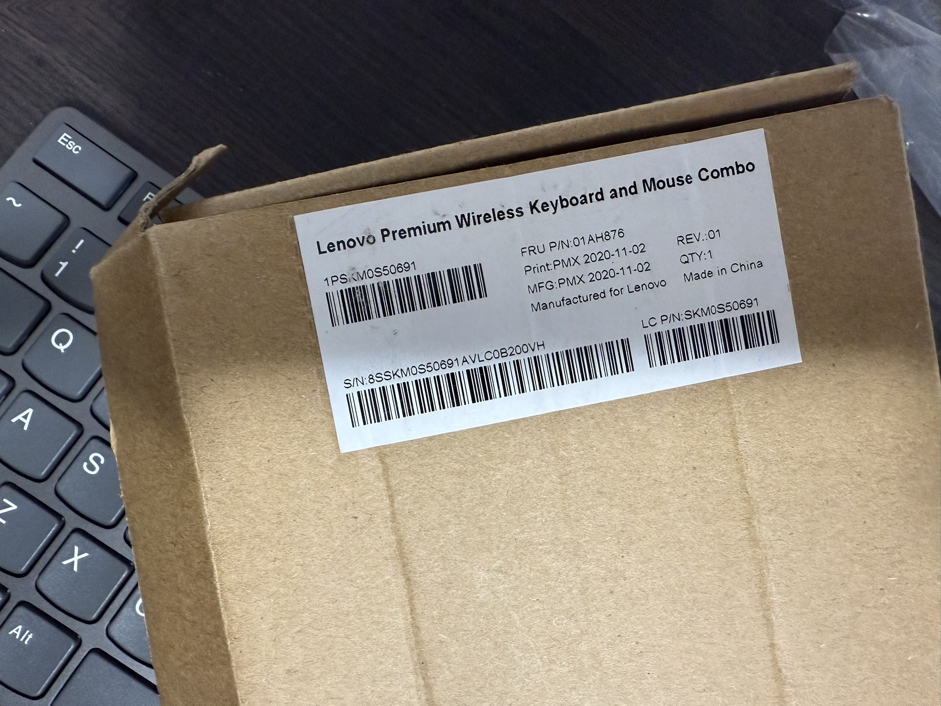 Lenovo Keyboard and Mouse