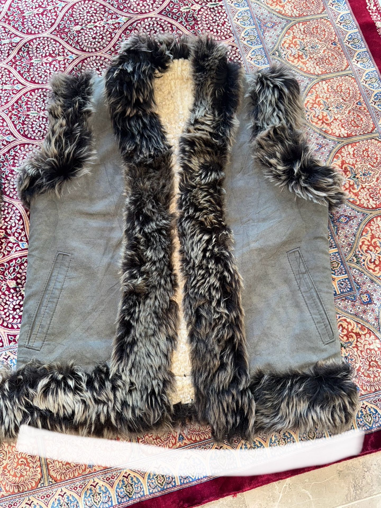 Sheep Skin Fur Vest