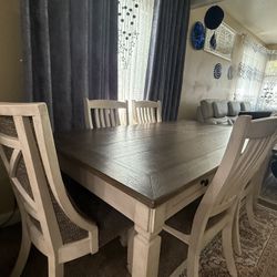 Wooden 6-Seat Dining Table