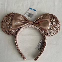 Disney Rose Gold Minnie Ears
