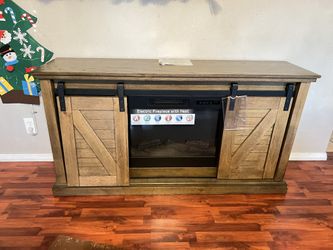 Farmhouse Fireplace Tv Stand 