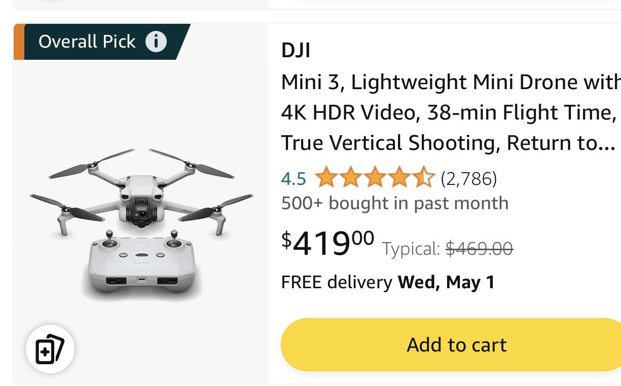 DJI mini 3 Drone