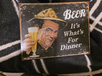 Beer Drinking Sign