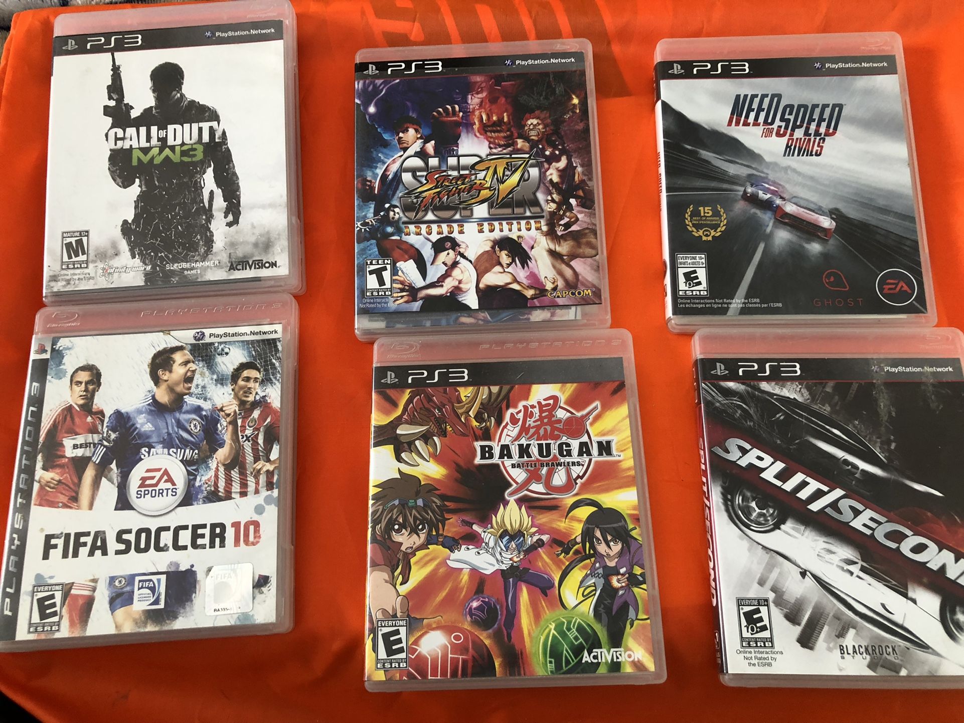 6 PS3 games