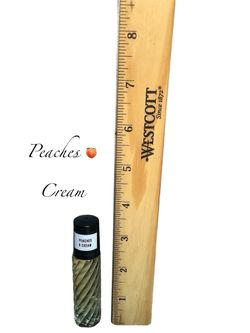 Peaches & Cream(W) Thick &Concentrated Body Oil 1/3oz Glass w/Rollerball