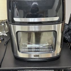 New Bella Pro Series - 12.6-qt. Digital Air Fryer Pizza Rotisserie Oven Stainless Steel 90116