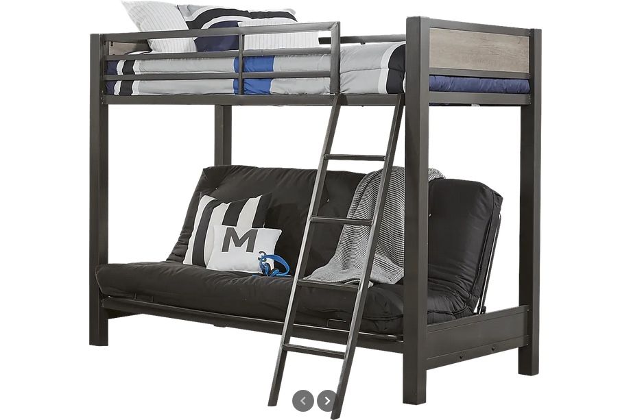 Rooms To Go Bunk Bed W/Full Size Futon