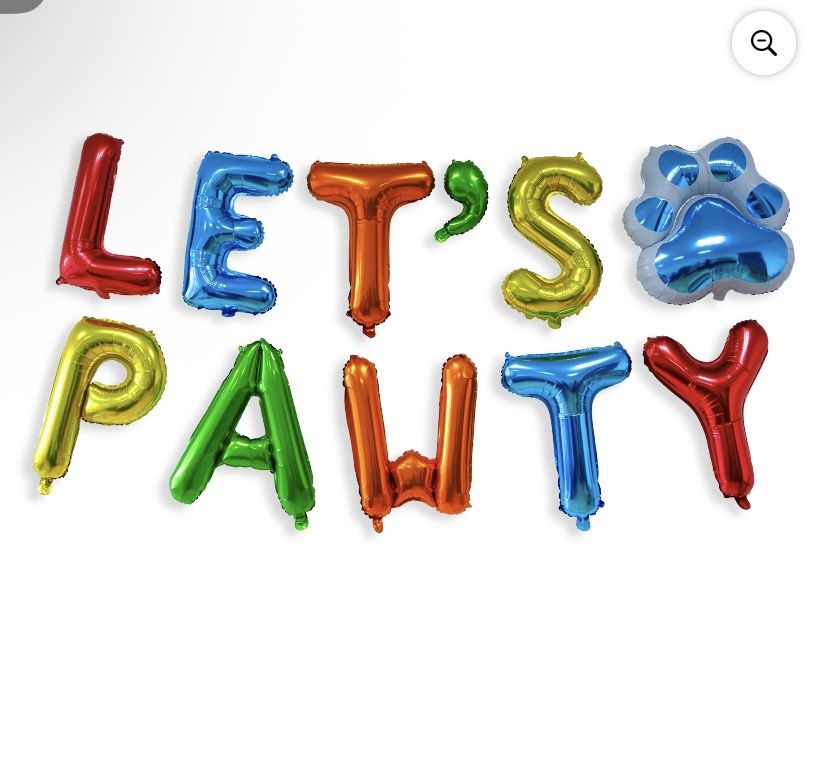 Dog Toys- Party balloons/Pawty balloons/ Dog Party Decor