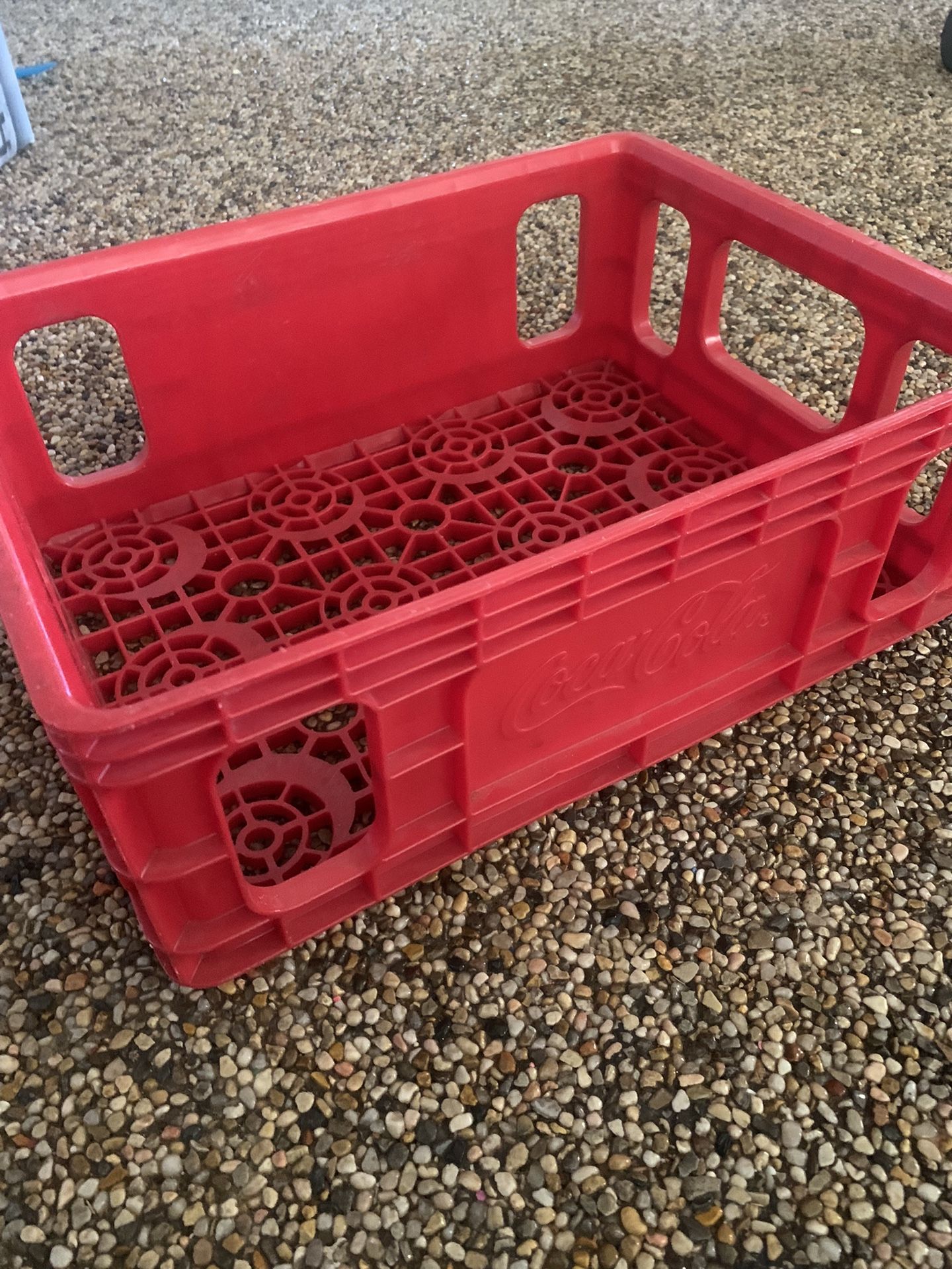 Vintage Coca Cola Plastic Stackable Crate