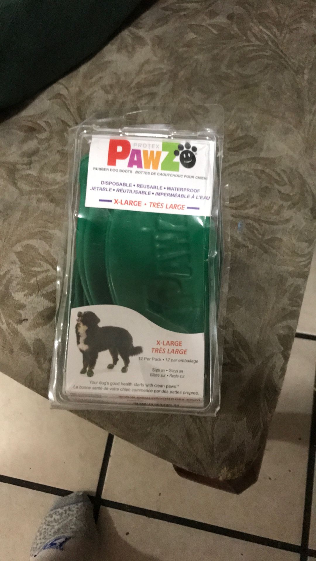 Rubber Disposable/reusable Xl Dog Boots