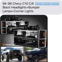 Obs Silverado 94-98 new Headlights 