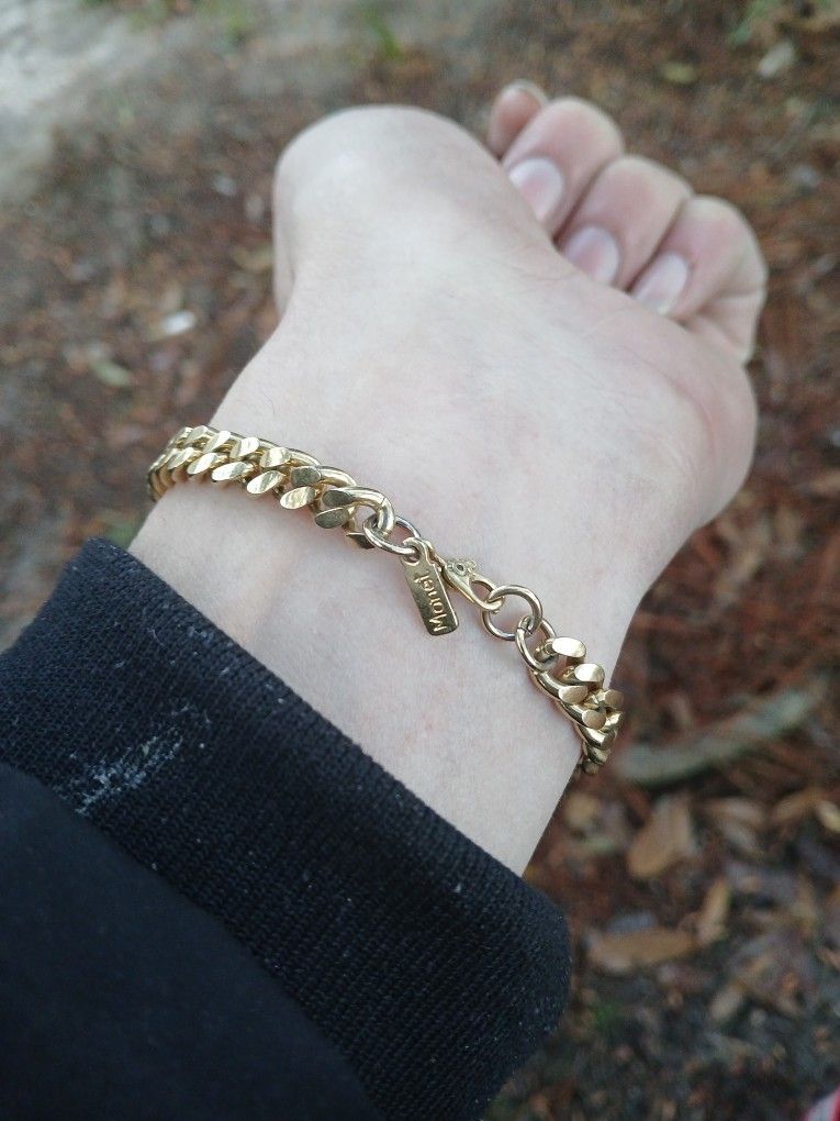 Monet Gold Chain Bracelet