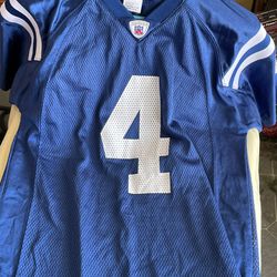 NFL Reebok Jersey Indianapolis Colts #4 . Nice