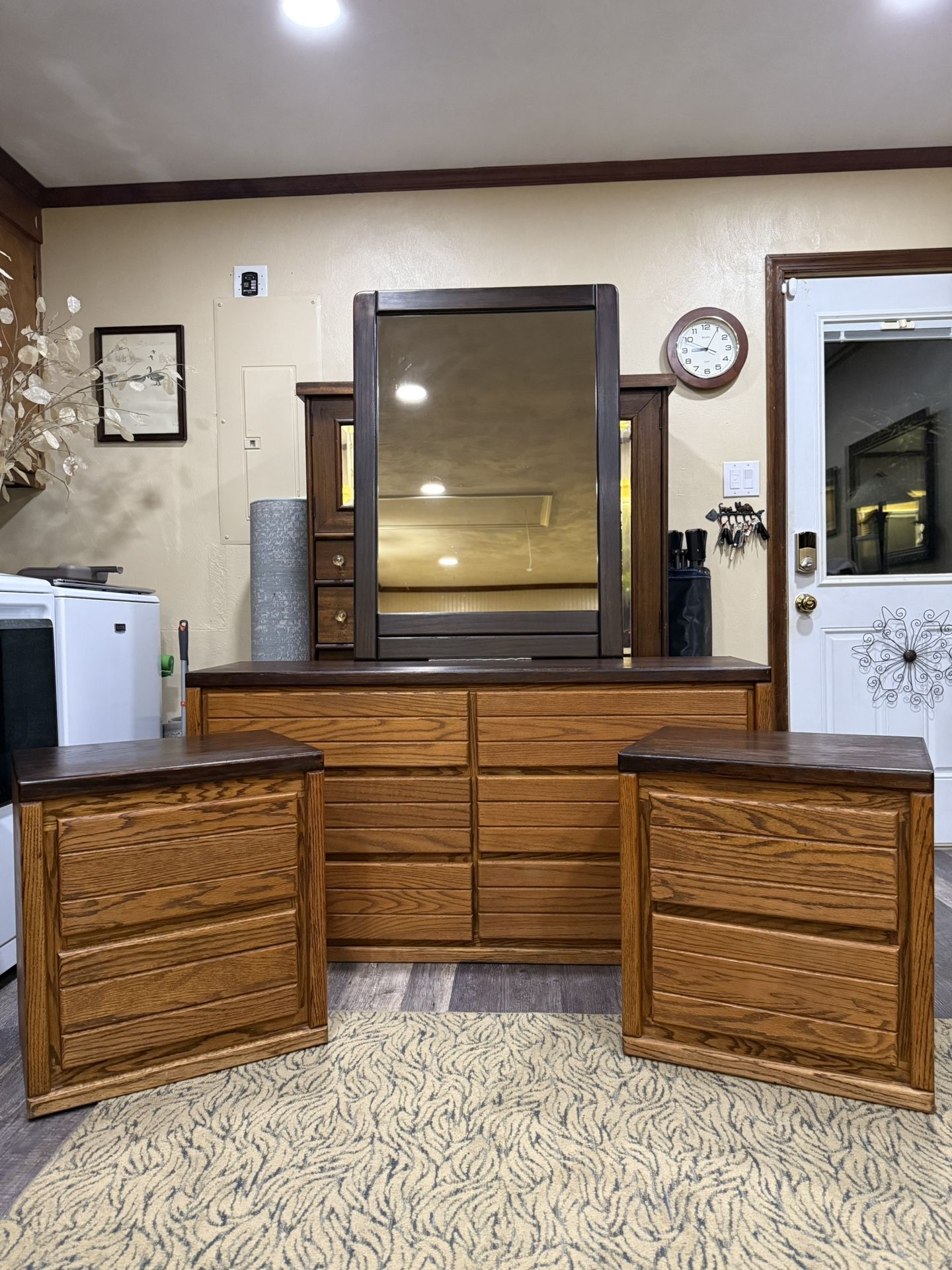 4 Piece, Solid Wood Bedroom Set