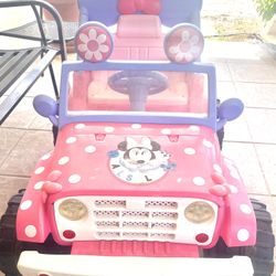 Minnie Mouse   Pink jeep    (Pwr)