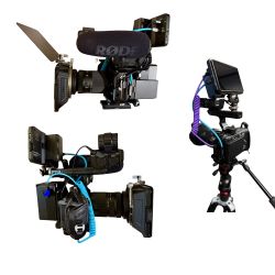 Sony FX3a Cinema Kit – Sigma 20-200mm Lens, Atomos Monitor, Cage, V-Mount Rig, Matte Box