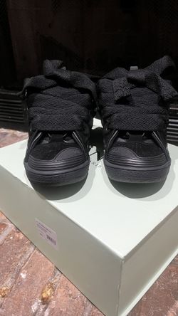Lanvin all black curb sneaker size 10