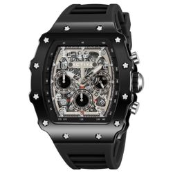 ACW2305-007 - Activa X Invicta Men's Watch w/ Skeleton Dial - 44.3mm, Black