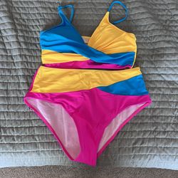 high waisted bikini