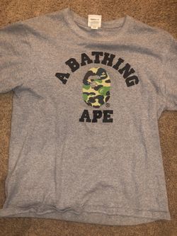 Bape grey T Shirt - medium