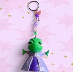 Tangled Pascal bag keychain