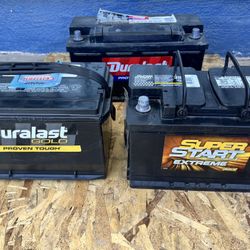 Car batteries $50