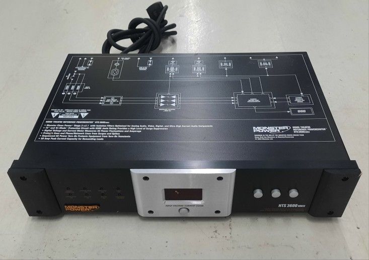 Monster Power HTS3600 MKII Power Conditioner Surge Protector - Home Theater