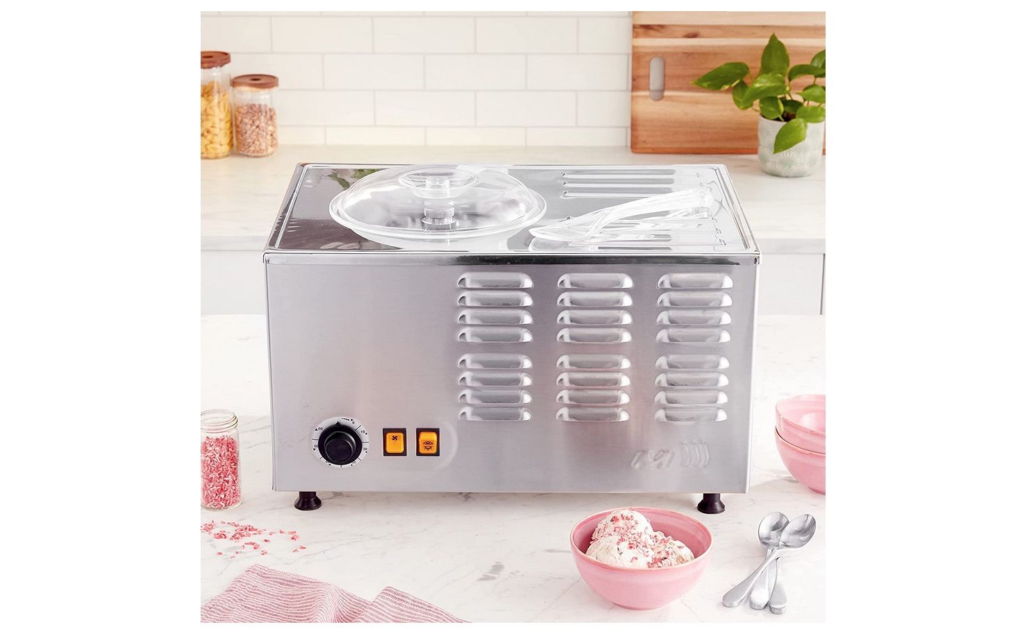 Lello Musso Pola 5030 Dessert Maker Silver, 2 Quart -New in box -Never used, No Issues -Delivery Available Brand Musso Color Silver Capacity 2 Quar