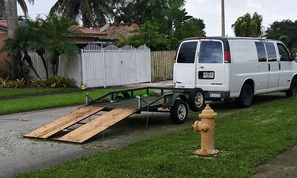 5x8x6 Utility Trailer with Ramp For Sale