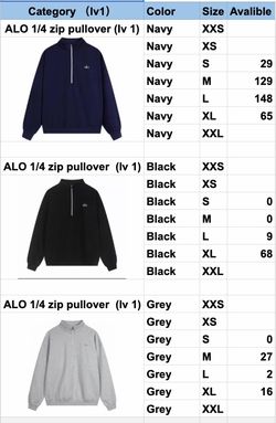 ALO HOODIE AND CREWNECK