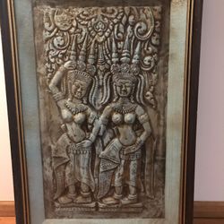 Framed relief ( Eastern Art) 